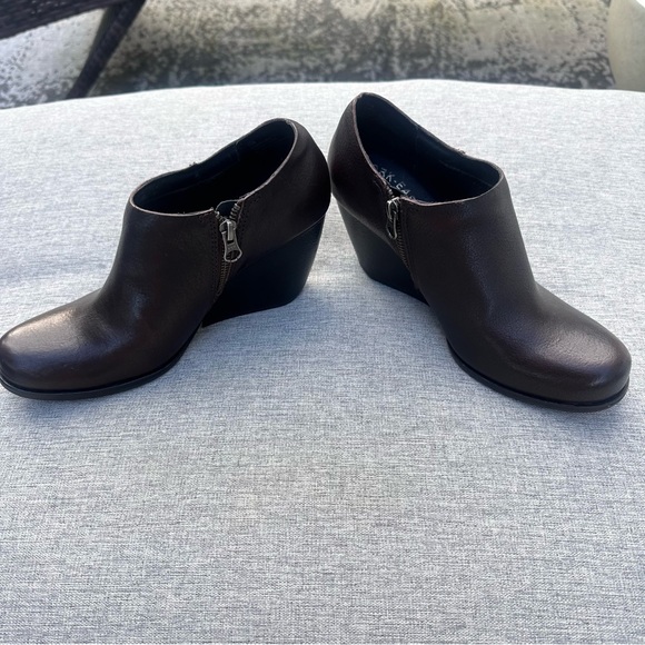 Kork Ease Holmes wedge bootie 7.5 dark brown leather - Picture 4 of 8